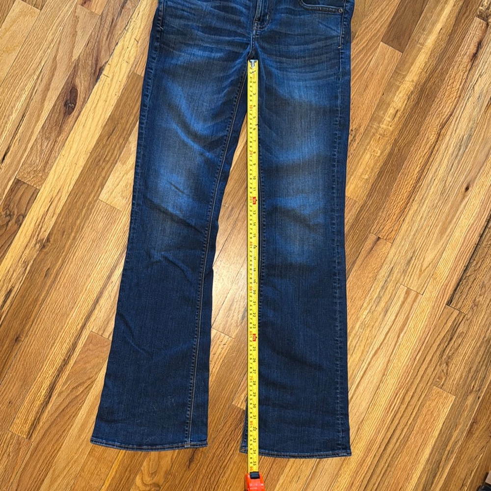 American Eagle Outfitters Artist’s Flare Women's Blue denim jean sz 10 XL - Picture 10 of 14